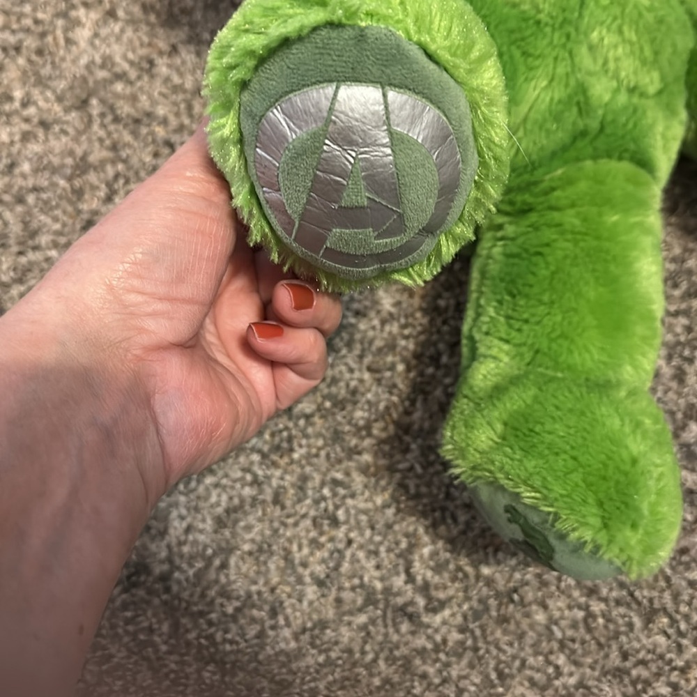 Build A Bear Marvel Avengers Incredible Hulk Bear Plush Costume 17" Stuffed - Picture 3 of 9